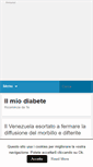 Mobile Screenshot of ilmiodiabete.com